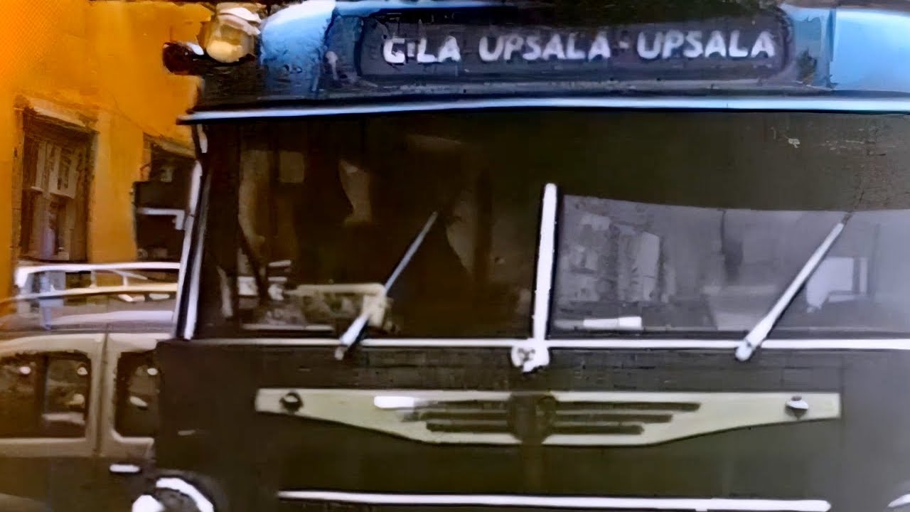 1960 Uppsala Lekskoleutflykt till gamla Uppsala ( 8mm footage ) music: Train Ride - Alex Kehm