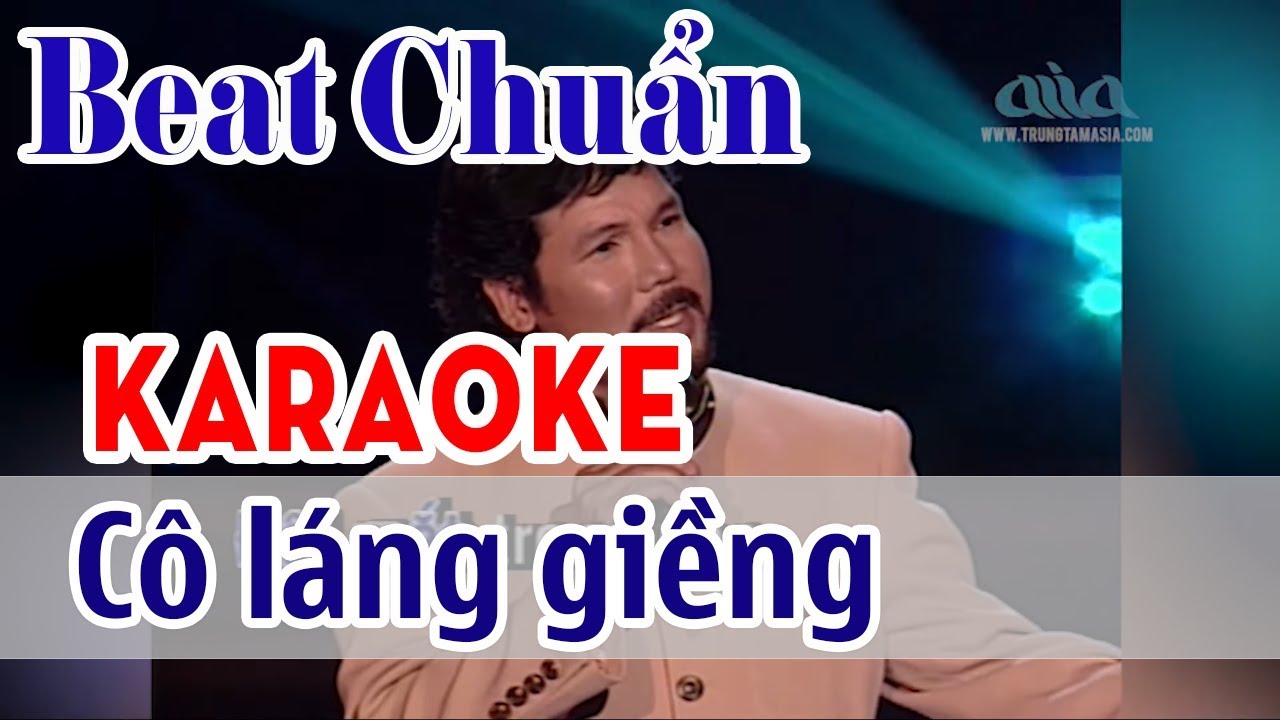 Cô Láng Giềng Karaoke Tone Nam - Vũ Khanh | Asia Karaoke Beat Chuẩn