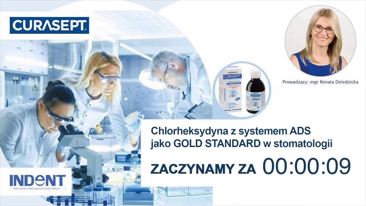 Chlorheksydyna z systemem  ADS  jako GOLD STANDARD w stomatologii (webinar).