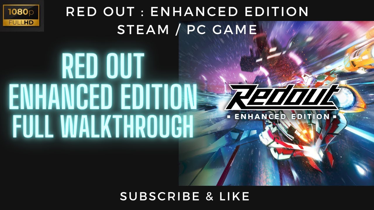 Red Out : Enhanced Edition (PC/STEAM) Full Game Walkthrough / SCI-FI Racing