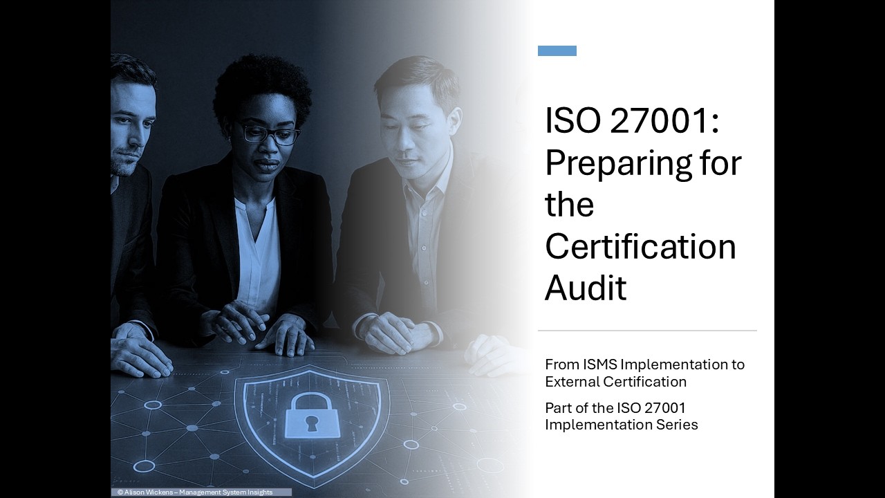 Part 8 - ISO 27001 ISMS Audit Certification