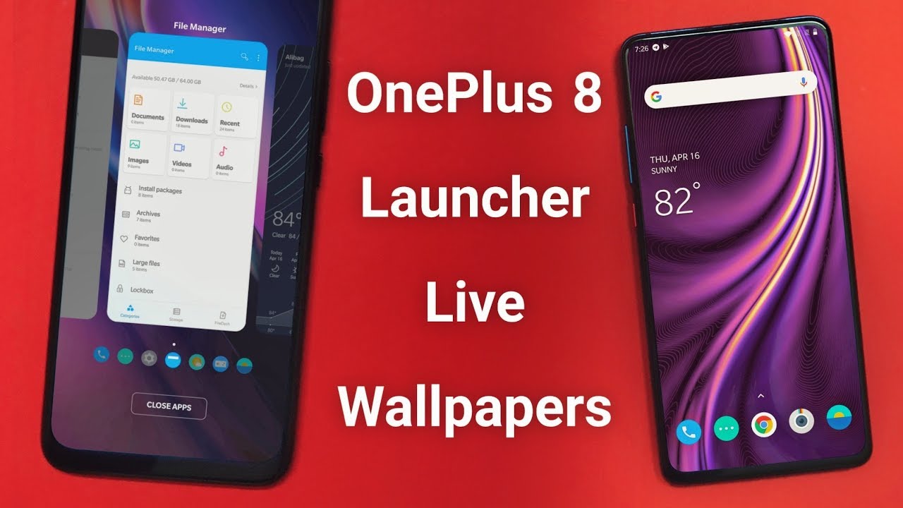 OnePlus 8 Launcher & Live Wallpapers | Download & Review 🔥🔥🔥