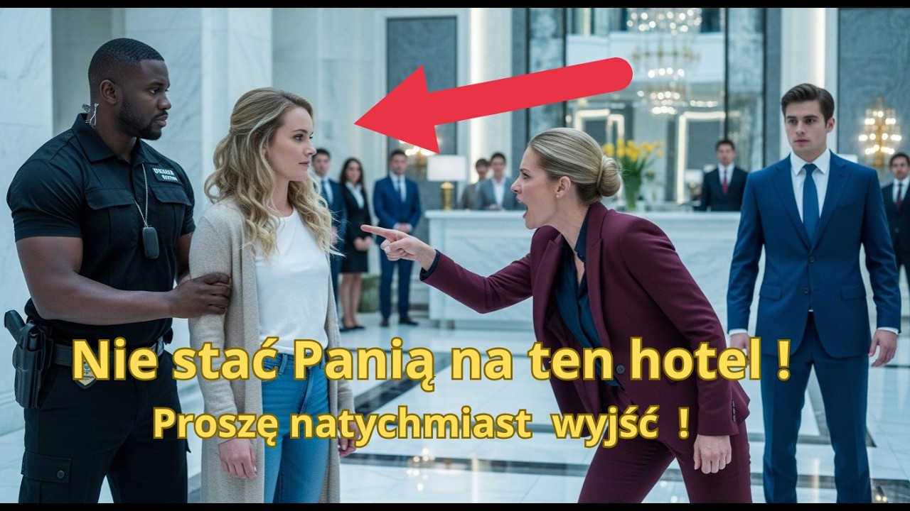 Nie wygląda pani na gościa tego hotelu”— powiedzieli. 30 sekund później z windy wyszedł właściciel !