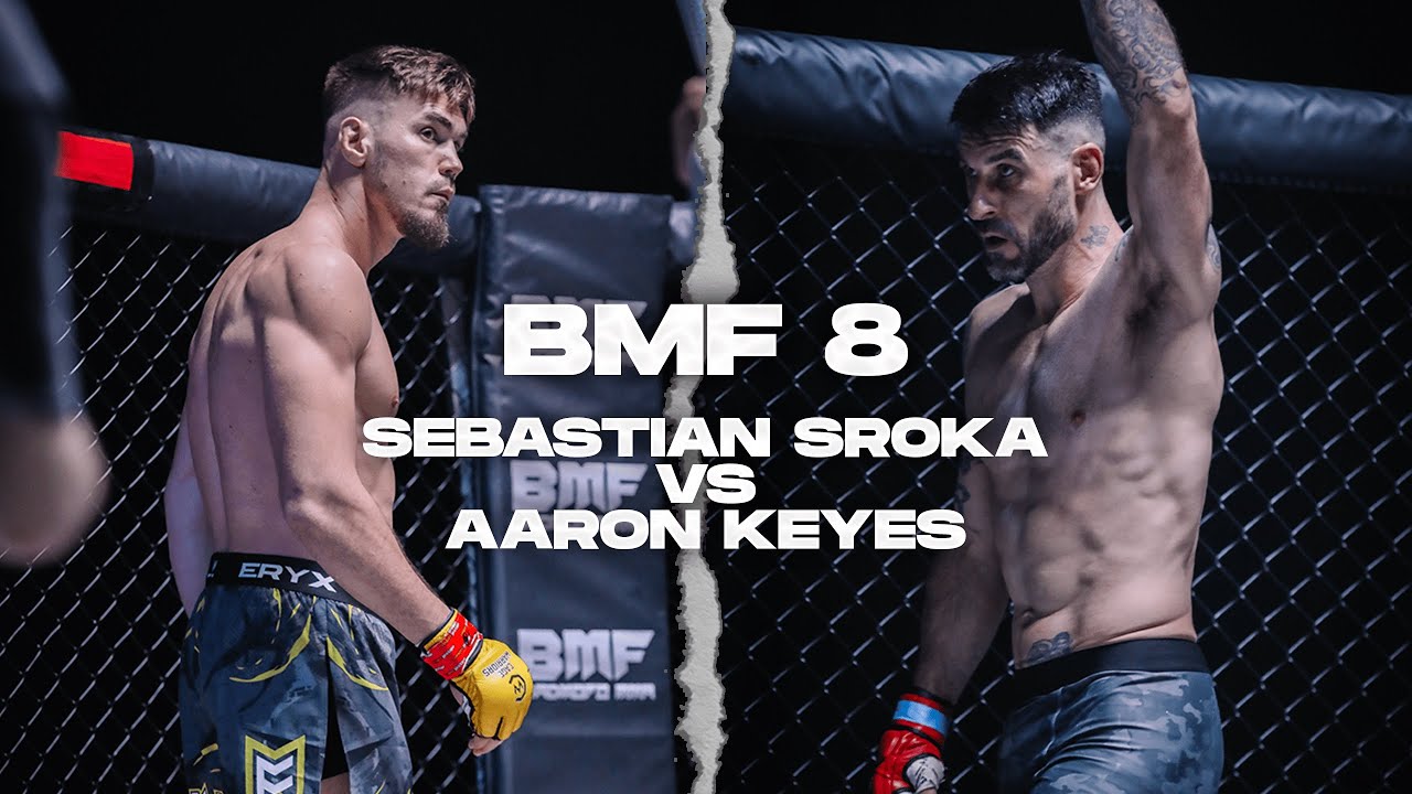 BMF MMA | Sebastian Sroka vs Aaron Keyes | Professional Middleweight MMA | BADMOFO MMA