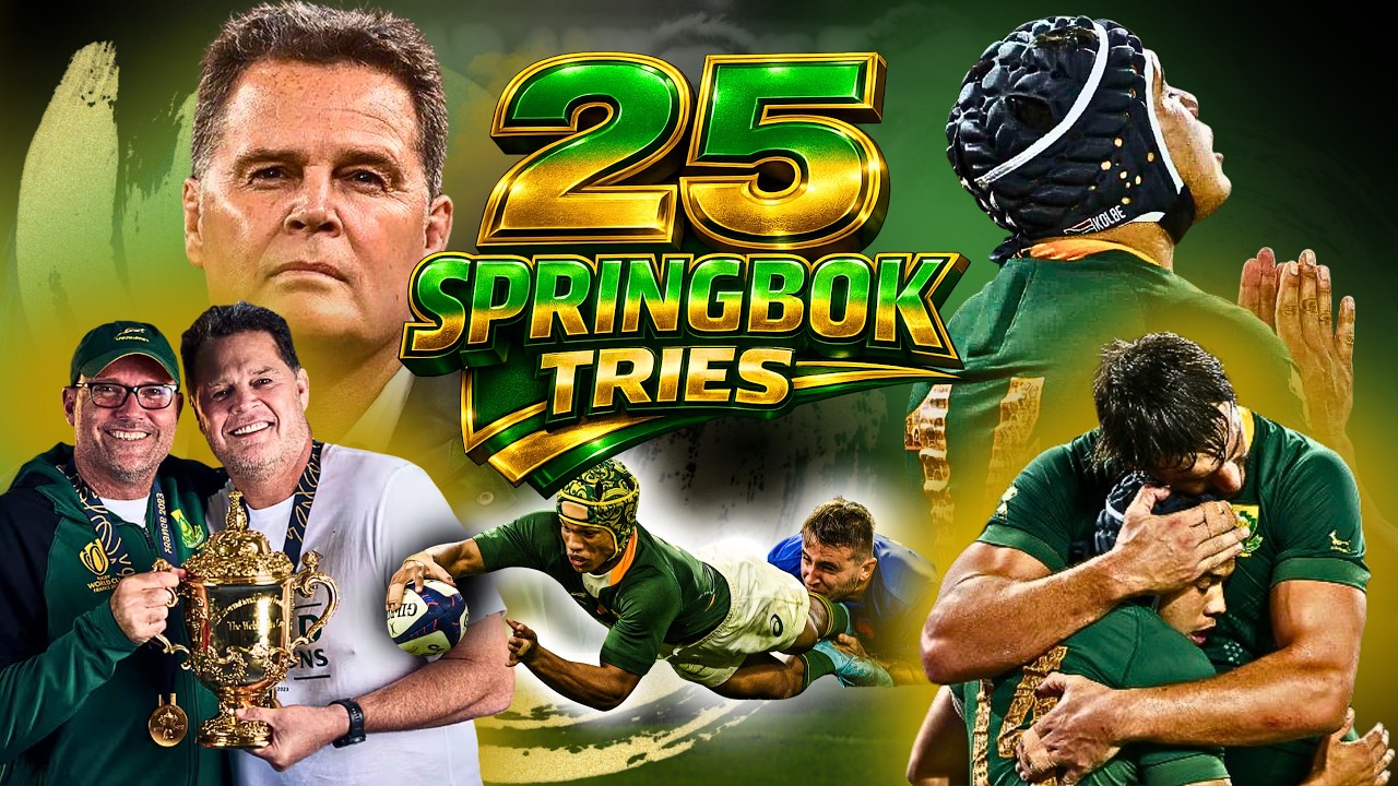 Top 25 Springbok TRIES Under Rassie Erasmus