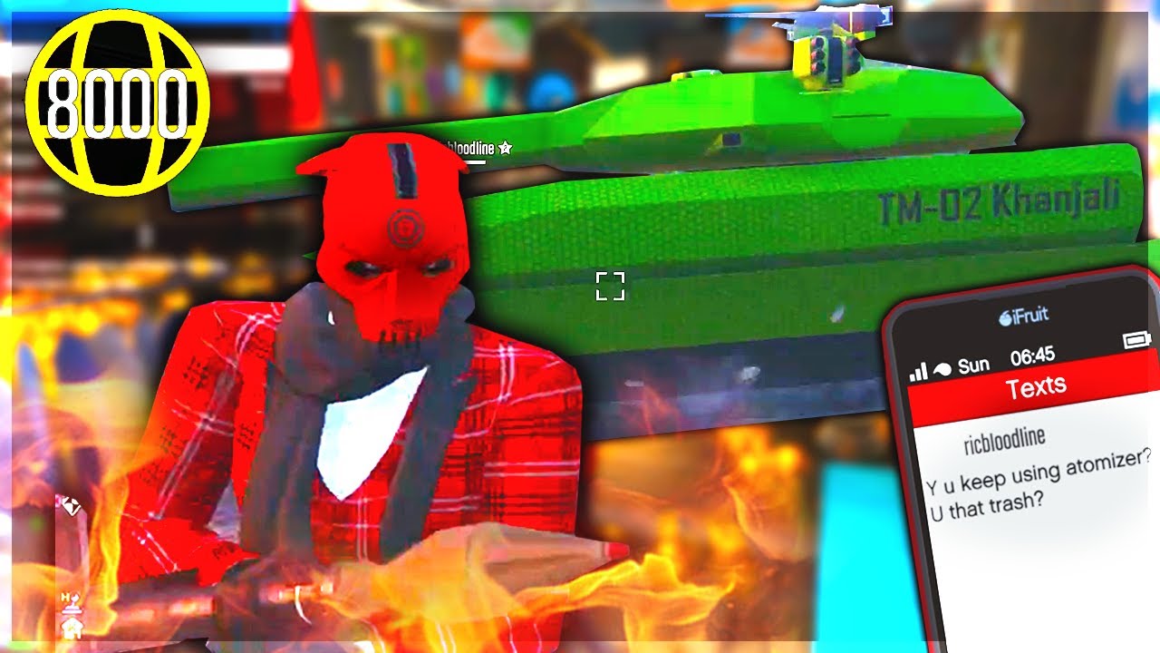 I Think I Met The Stupidest Level 8000 on GTA 5 Online! (Hides In a Tank But Ragequits)