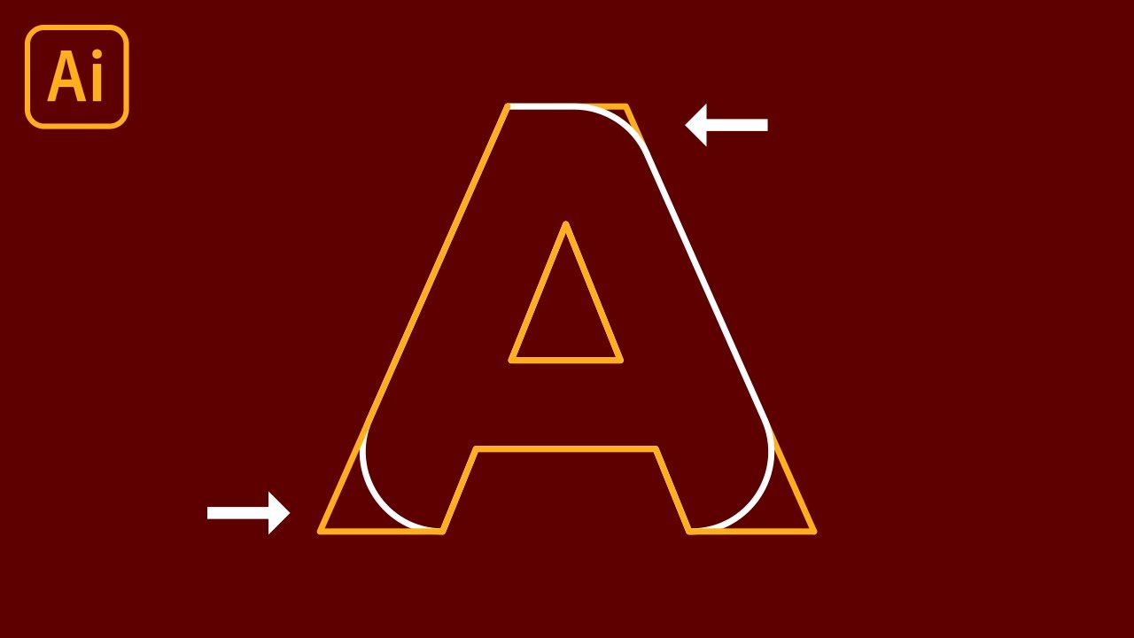 Как скруглить углы в Adobe Illustrator