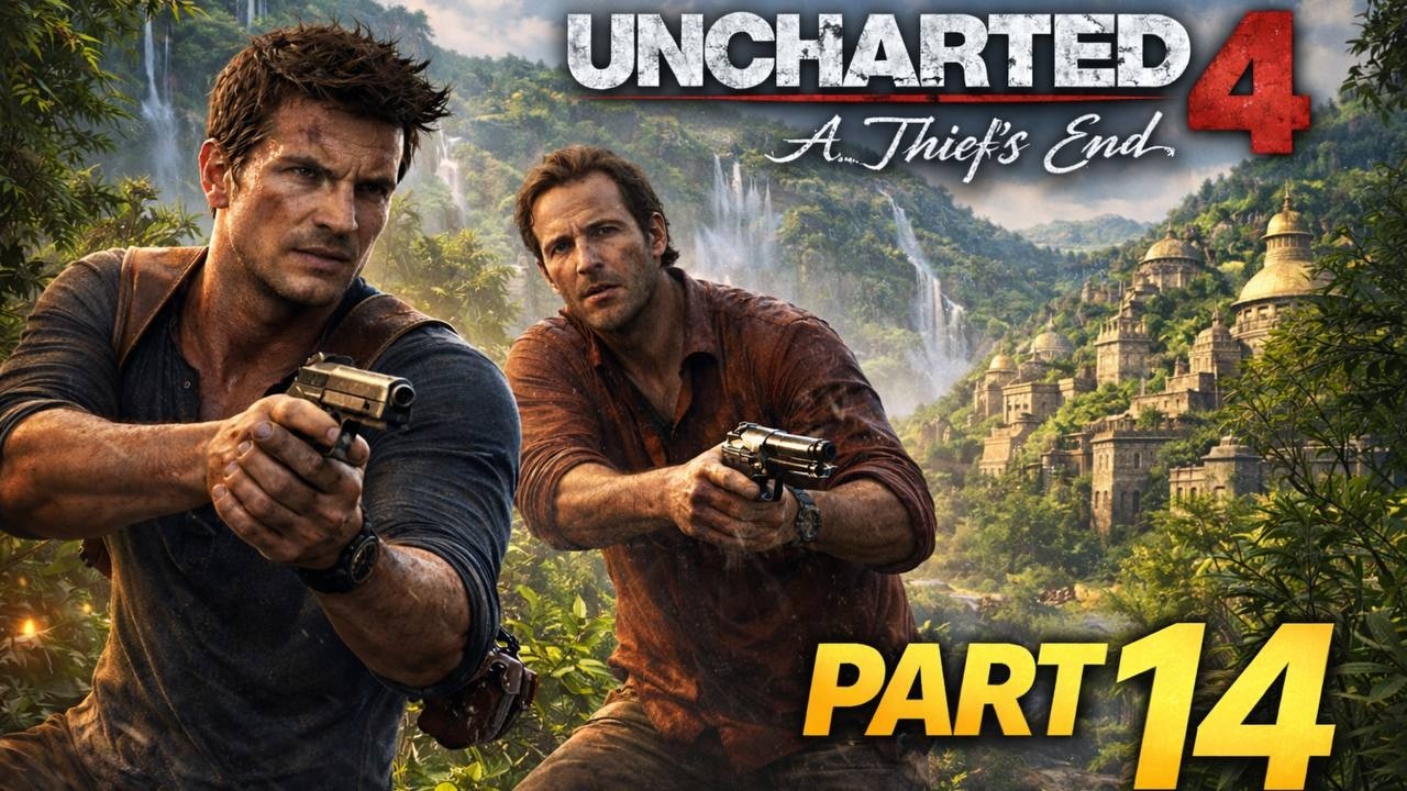 Uncharted 4 A Thief's End Walkthrough Gameplay Part 14 - Join Me In Parad (PS5)