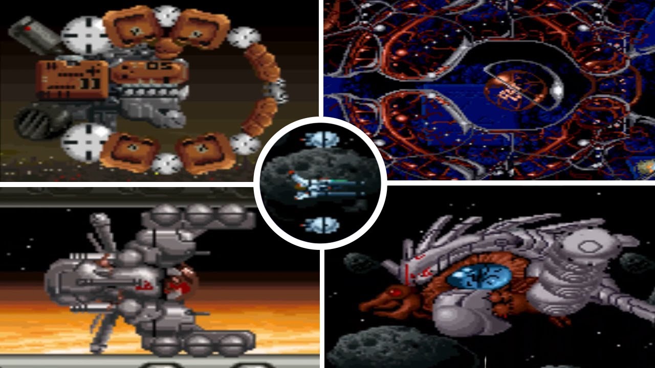 Game n°339 - Phalanx : The Enforce Fighter A-144 ( SNES ) All bosses