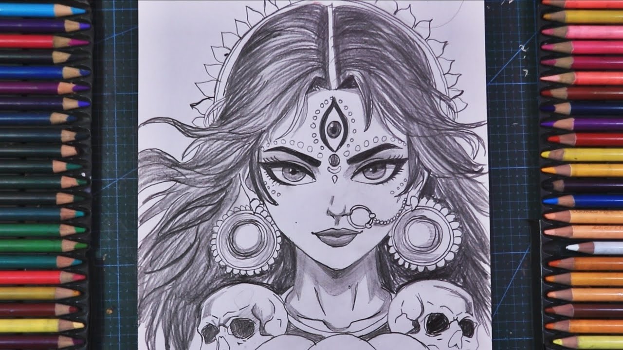 How To Draw Kali Mata in Anime style  || Anime Drawing Step By Step