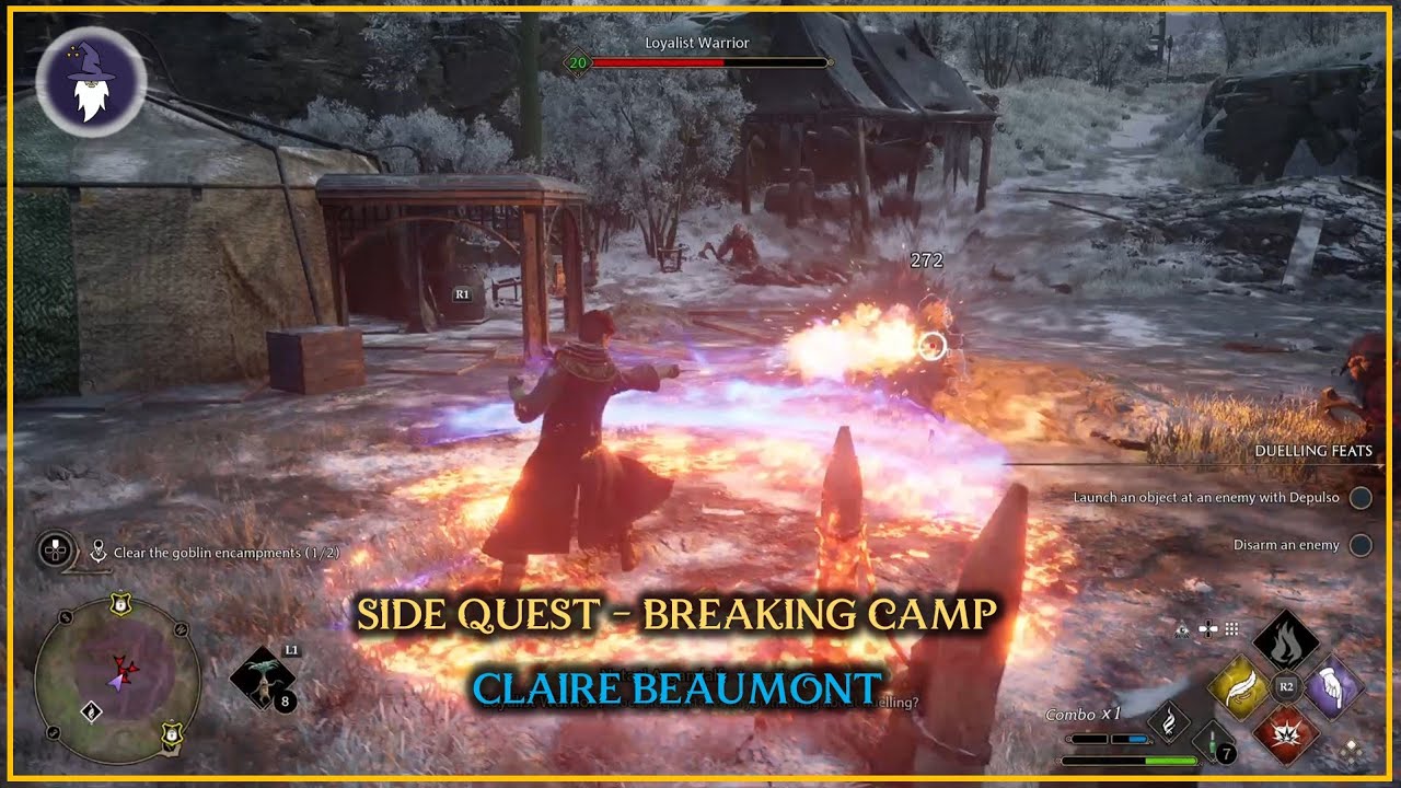 HOGWARTS LEGACY - SIDE QUEST: BREAKING CAMP [Full Walkthrough]