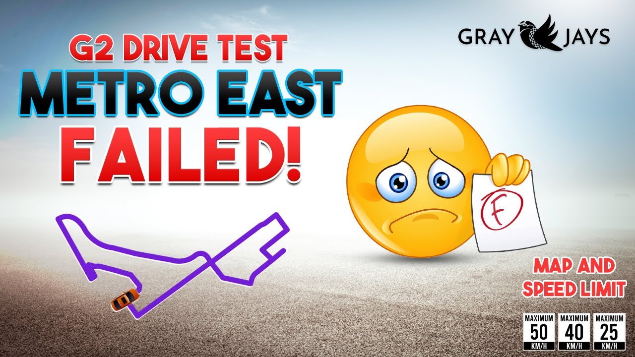 G2 Test In Metro East | Real Road Test With Audio | G2 Route | Lawrence | Victoria Park