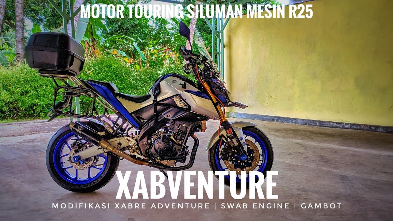 Modifikasi Xabre Adventure | Review Swap Engine R25 | Velg Ban Lebar | Padat & Gambot‼️