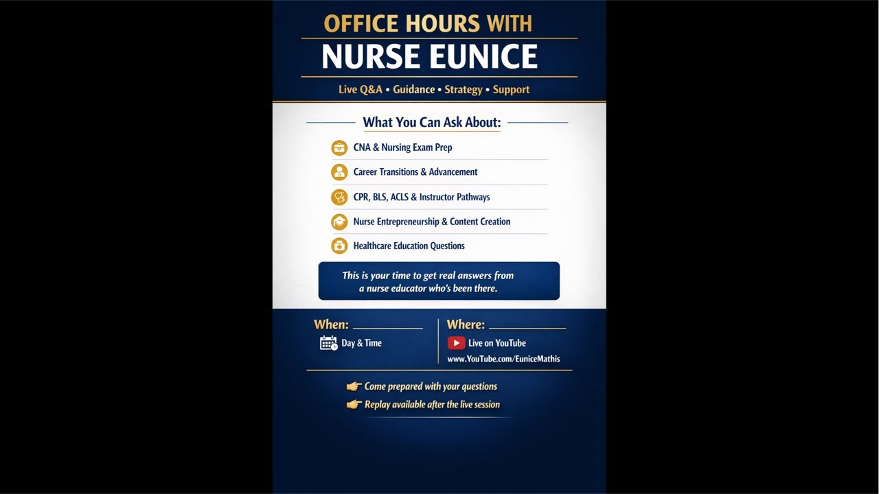 Приём у медсестры Юнис!