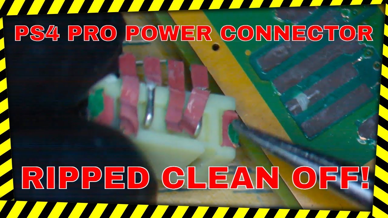Разъём питания PS4 PRO порван. 🛠 ПОЛНЫЙ РЕМОНТ 🛠