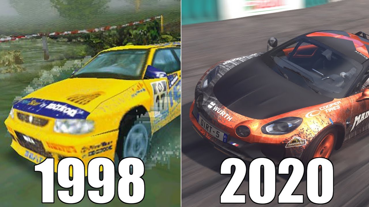 Evolution of Colin McRae Rally Games [1998-2020]
