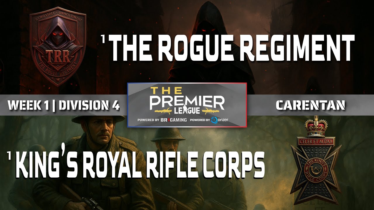 HELL LET LOOSE COMPETITIVE CONSOLE | THE PREMIER LEAGUE | TRR vs KRRC | WEEK 1