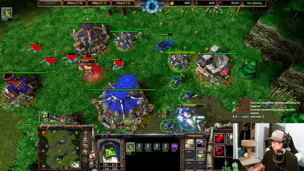 Orc vs Hu - Far Seer with the trolls fighting Paly BM Rifles
