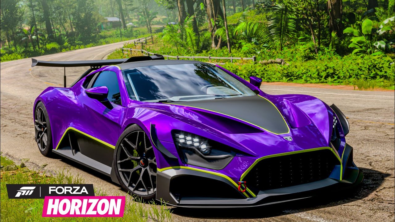 🤑FULLY FUNCTIONAL SPOILER😱[ ZENVO TSR-S ] in Forza Horizon 5😍