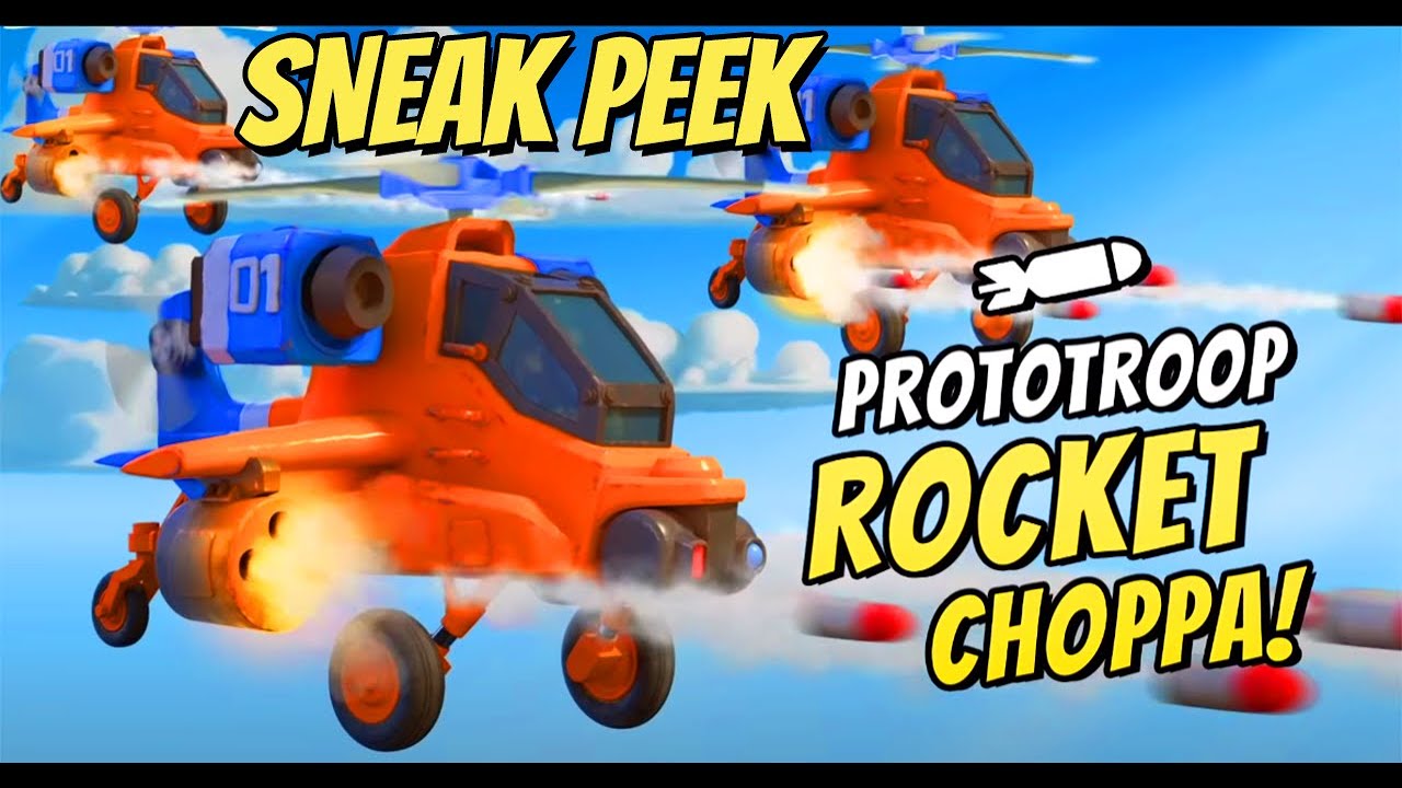 Boom Beach Rocket Choppas on the Main Base! SNEAK PEEK!