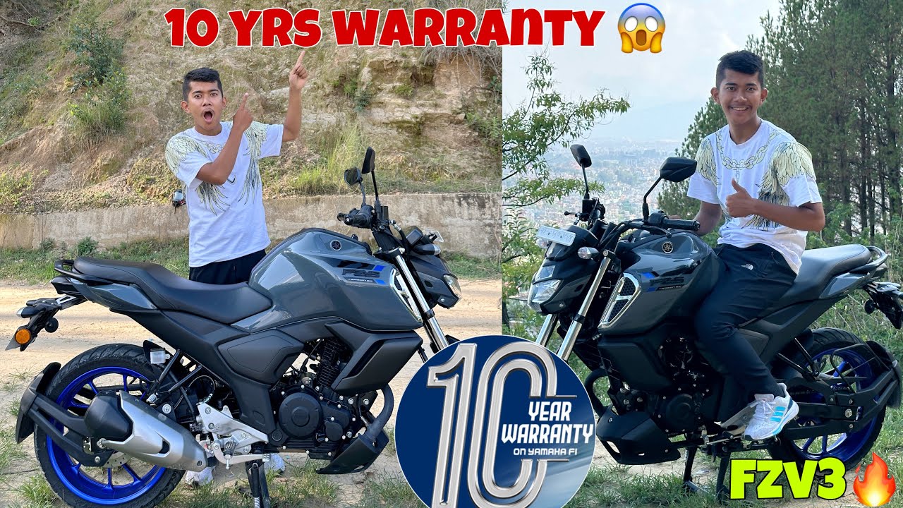10 Years Warranty On FZV3 Yamaha 😱 First time In Nepal 🇳🇵| Ride & Review 🔥