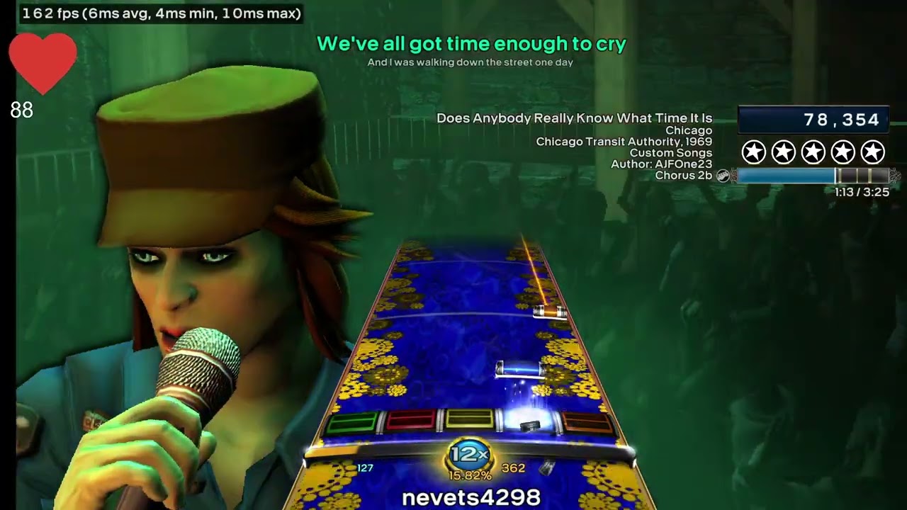 Does Anyone Really Know What Time It Is by Chicago - Bass -1 Choke Rock Band 3 Deluxe RPCS3
