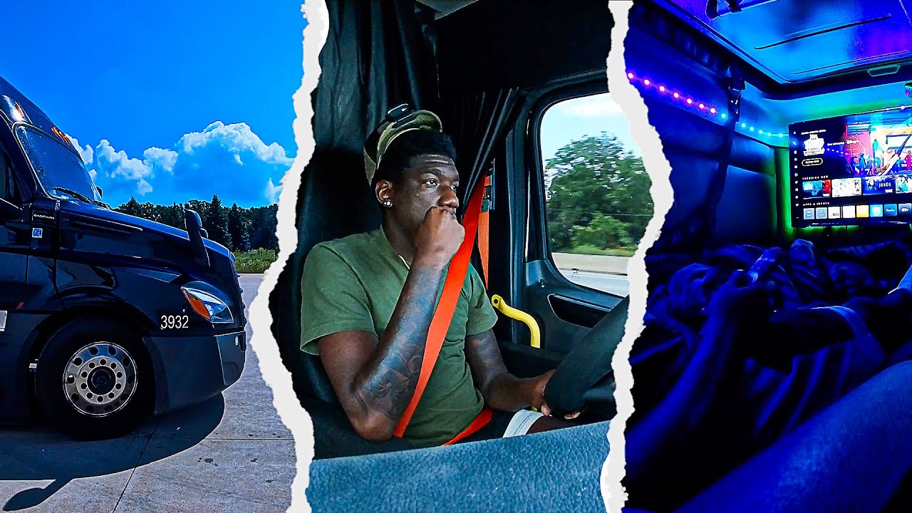 Luxury Overnight Truck: Realistic Day of Trucker