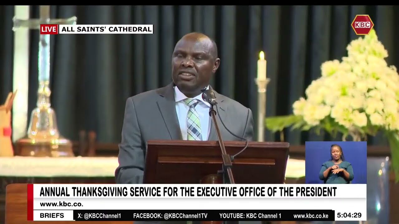 Felix Koskei's Full Speech at the Annual Thanksgiving Service for Executive Office of the President