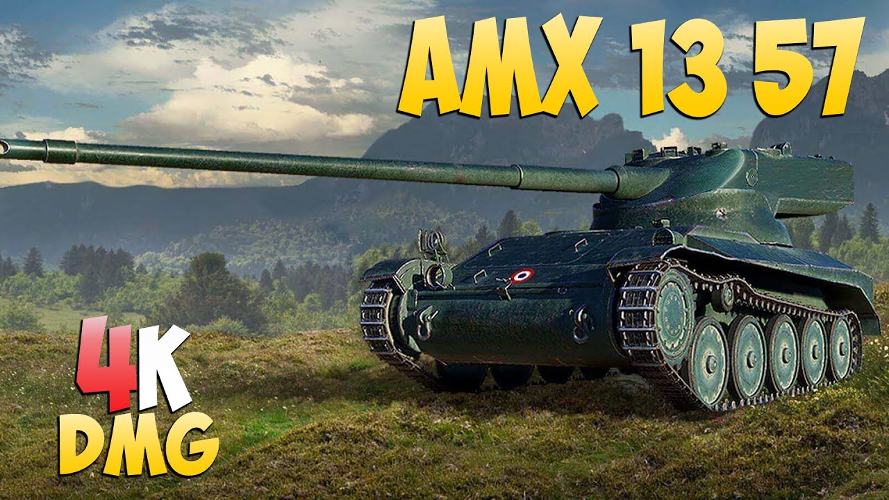 AMX 13 57 - 8 Kills 4K DMG - Комар! - Мир Танков
