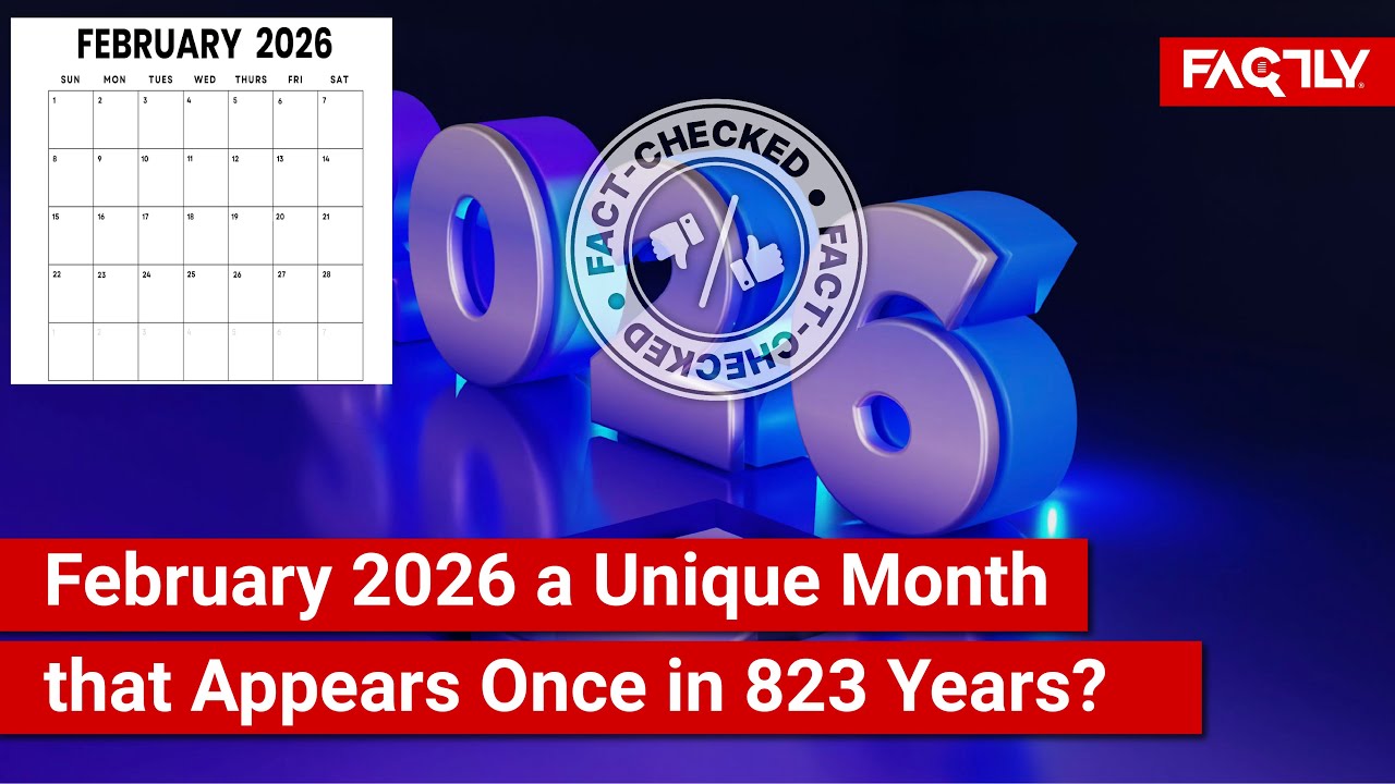 ПРОВЕРКА ФАКТОВ: Действительно ли февраль 2026 года &mdash; уникальный месяц, который встречается раз в...