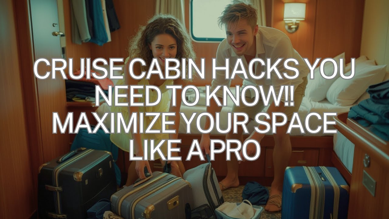 CRUISE CABIN HACKS You Need to Know!! 🧳🚢 | Maximize Your Space Like a Pro