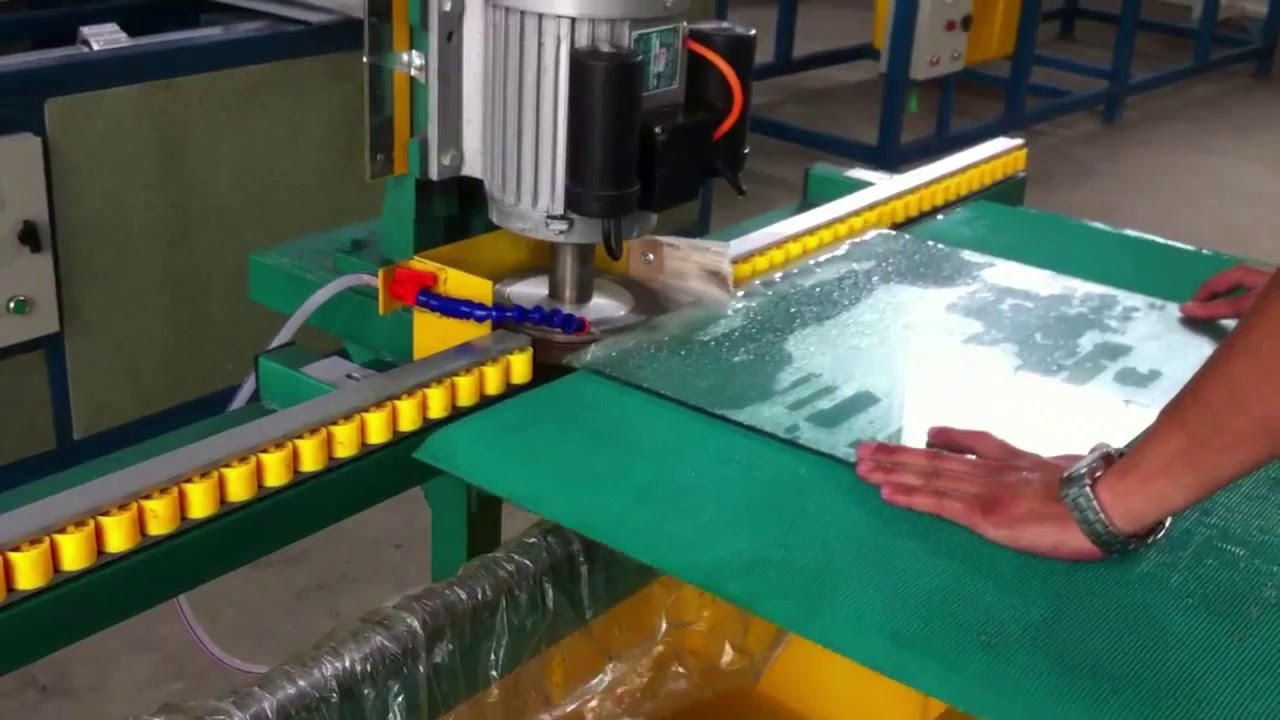 Glass edge polishing machine