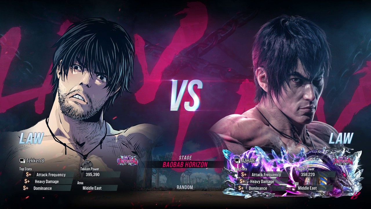 BSK (Law) VS AZHAR (Law) Tekken 8 Ranked