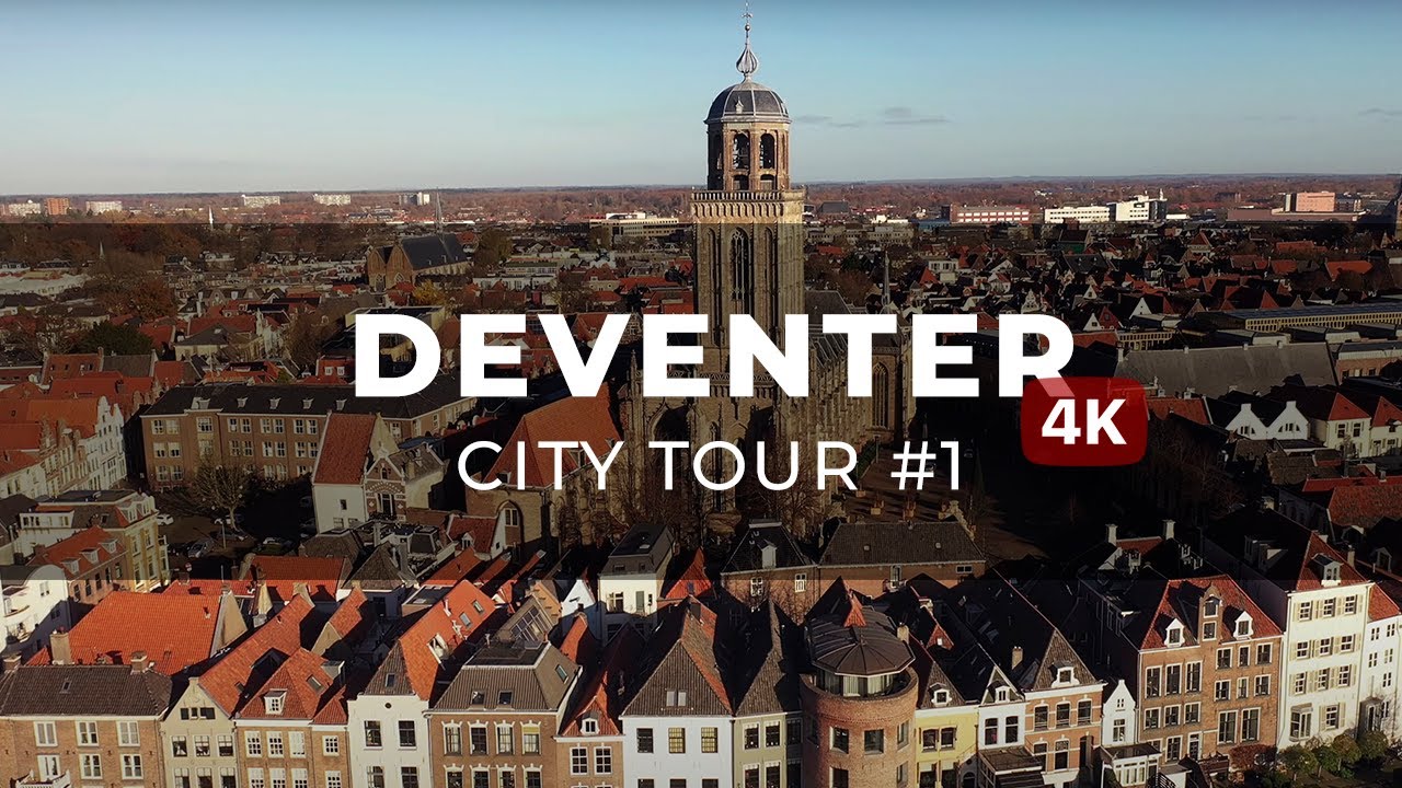 (Drone 4K) Deventer  - City Tour #1