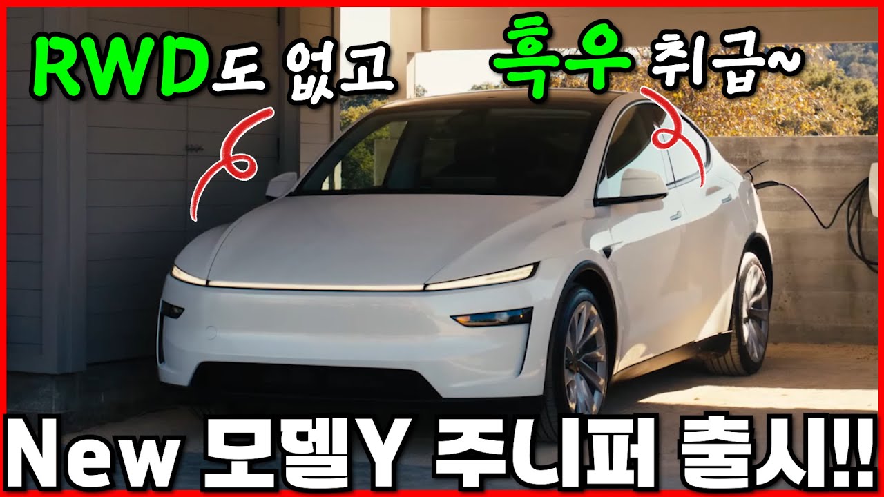 일본보다 비싼 New 모델Y 한국출시! 옵션두 선택할수 없다! RWD는 언제출시? (ft:주니퍼)