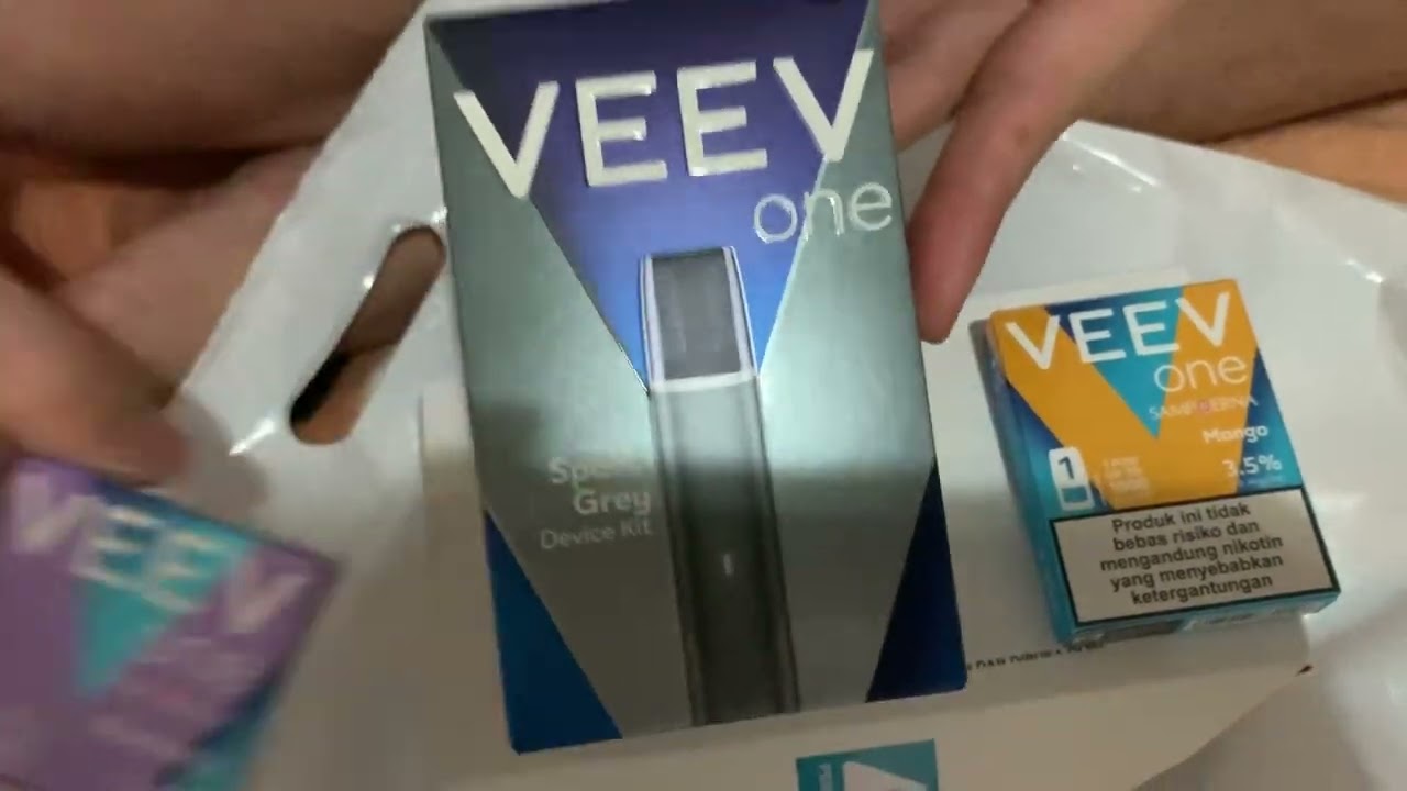 YANG PERTAMA UNBOXING VEEV ONE VAPE DEVICE DAN POD RESMI INDONESIA VAPE DARI IQOS/PHILIP MORRIS
