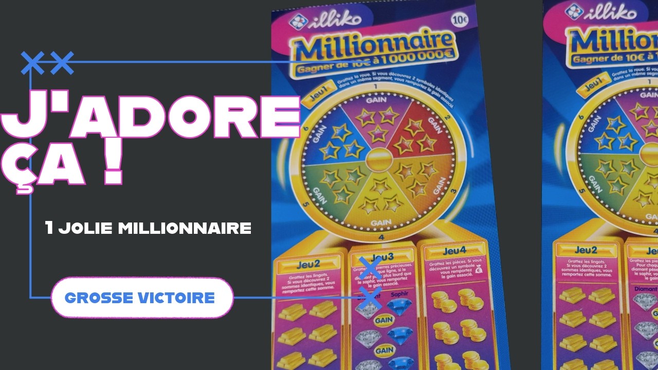 🍀🤑2 millionnaire et un jolie gain !!🤑🍀#grattagefdj #fdj