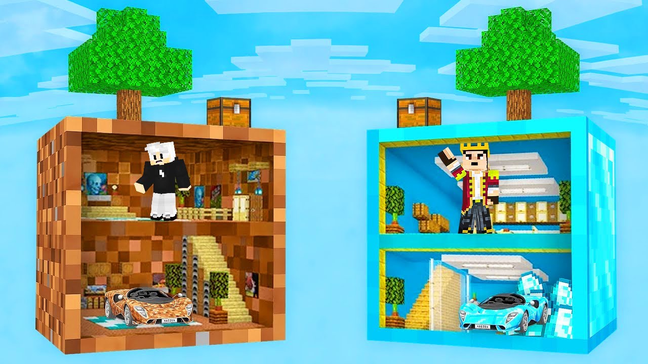 KO ZA 15 MINUTA BOLJE SREDI JEDAN BLOK U MINECRAFTU POBJEĐUJE!!