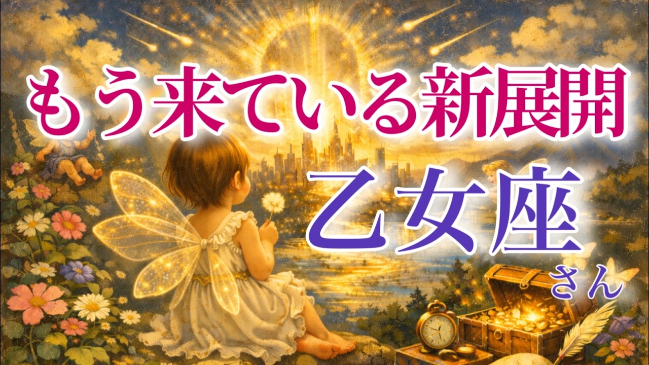 【おとめ座さん🔑】もう来ている新展開🪐見た時がタイミング【タロット・ルノルマン・オラクルカードリーディング】