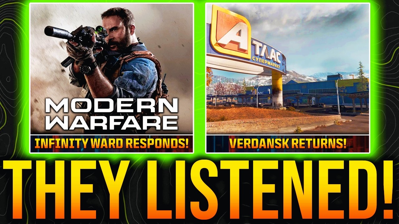CALL OF DUTY Is FINALLY LISTENING! (VERDANSK RETURNS, MW4 NEWS, & More)