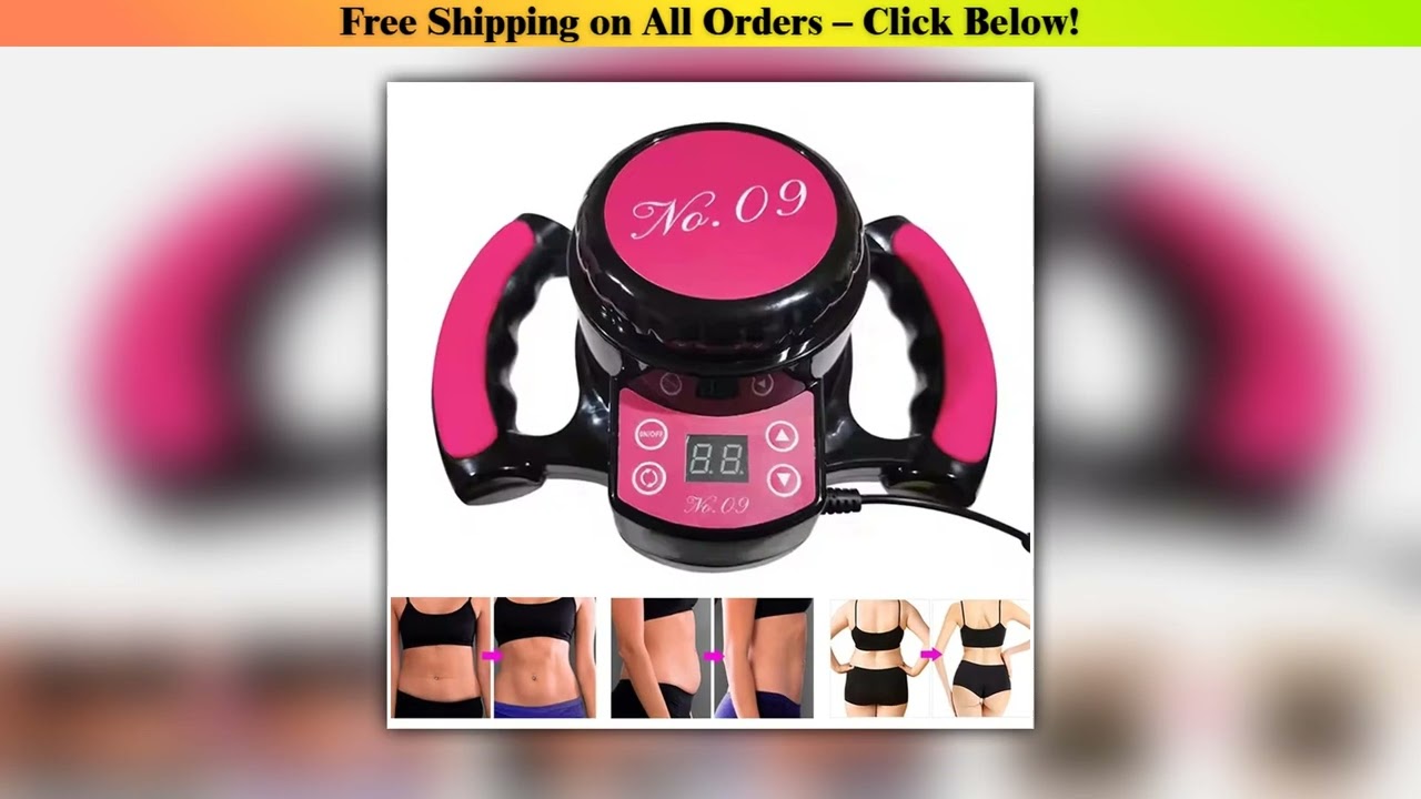 New Handheld Fitness Inner Roller 360 Vibrating Massager Cellulite Reduce Muscle Relax Butt Lift