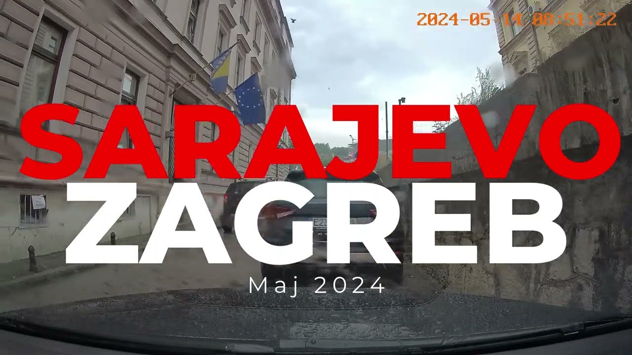 Vožnja: Sarajevo - Zagreb #hyperlapse #dashcam #ride #may #2024 #visitbosnia #visitsarajevo #zagreb