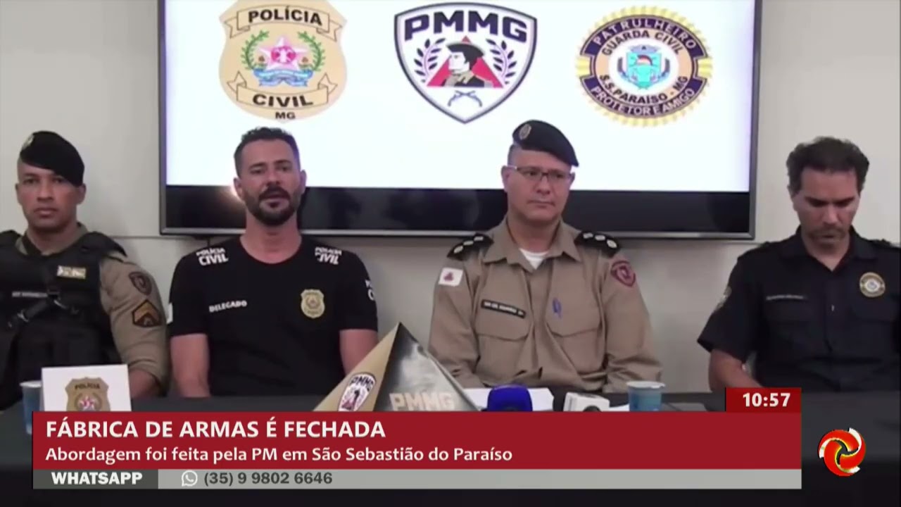 Fábrica de armas é fechada em São Sebastião do Paraíso