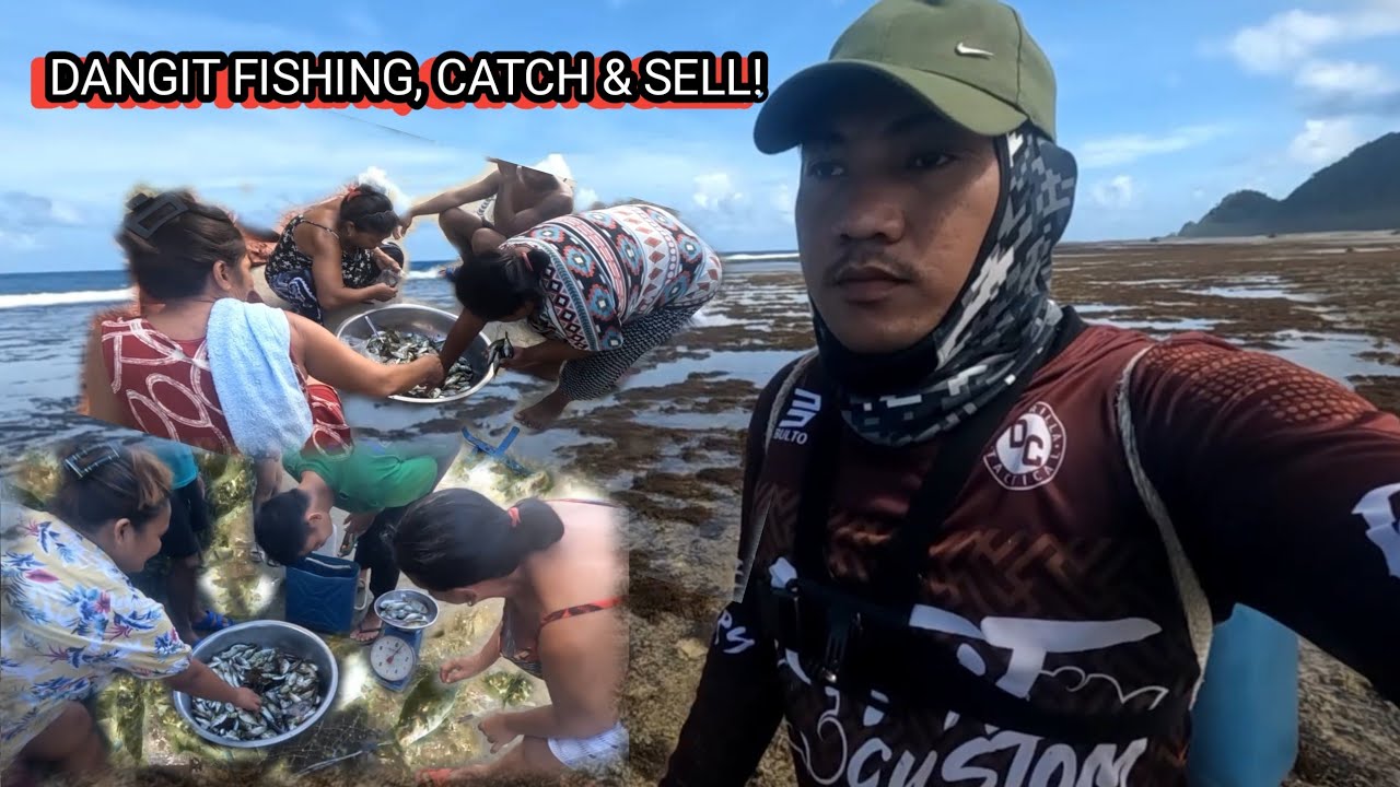 Part-1 dangit fishing gamit ang lambat|| catch and sell,