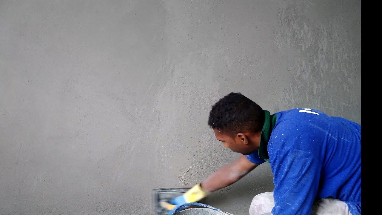 Como fazer reboco queimado- liso