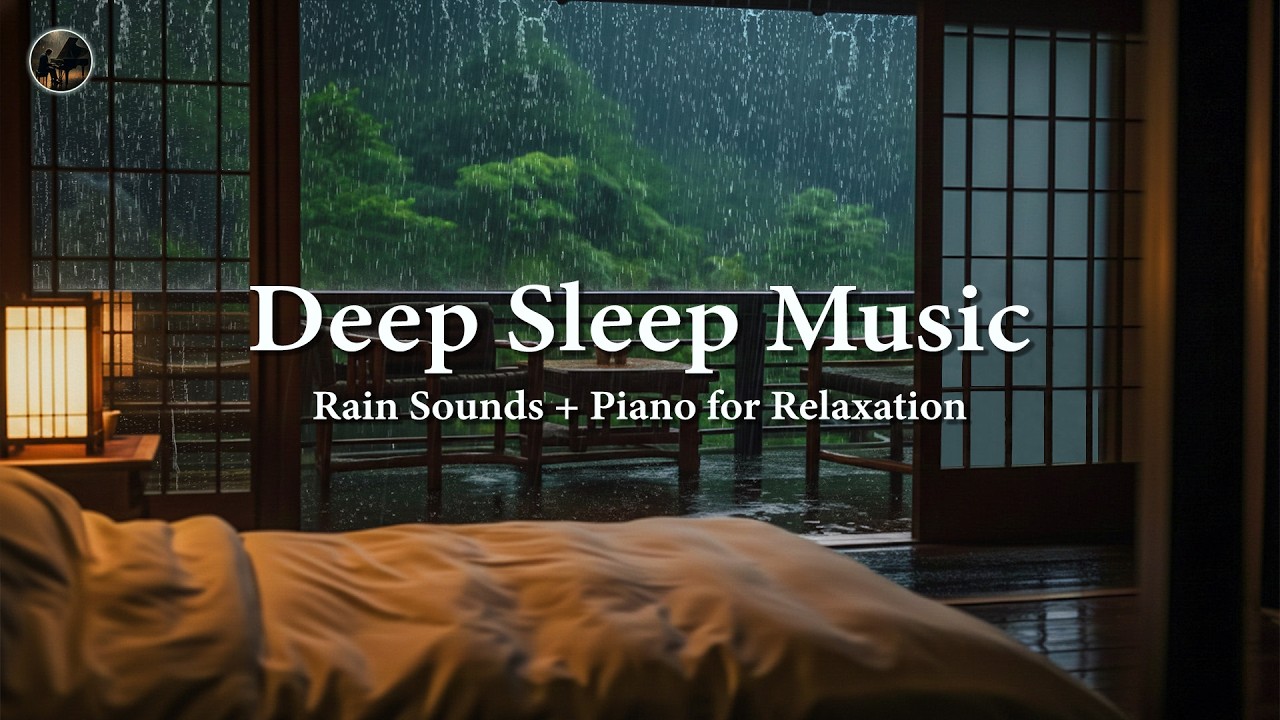 Soothing Piano and Gentle Rain Sounds ☔ Deep Sleep Music for Healing, Relaxation and Inner Calm