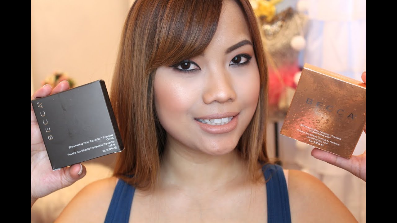 Becca Shimmering Skin Perfector Pressed Review | Champagne Pop & Opal