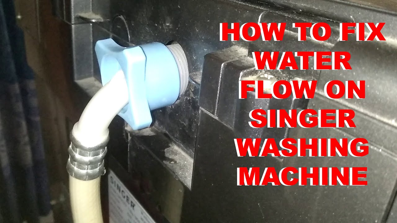 How to fixed slow water flow on any washing machine | iDEAS