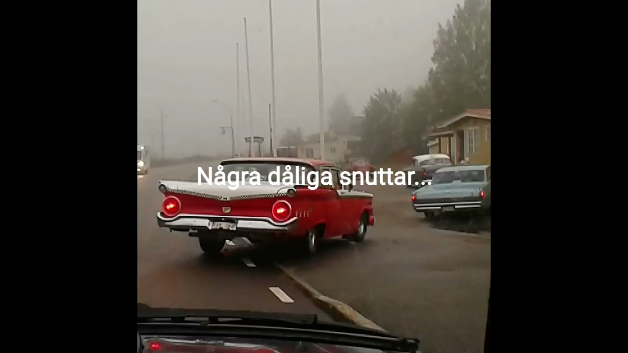 Cruising i Holmsveden. N&aring;gra d&aring;ligt ihopklippta snuttar.