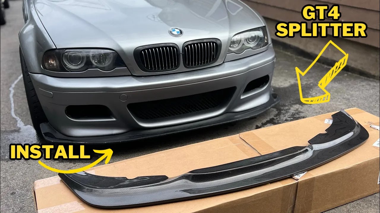 GT4 Splitter Review and Installation - E46 M3